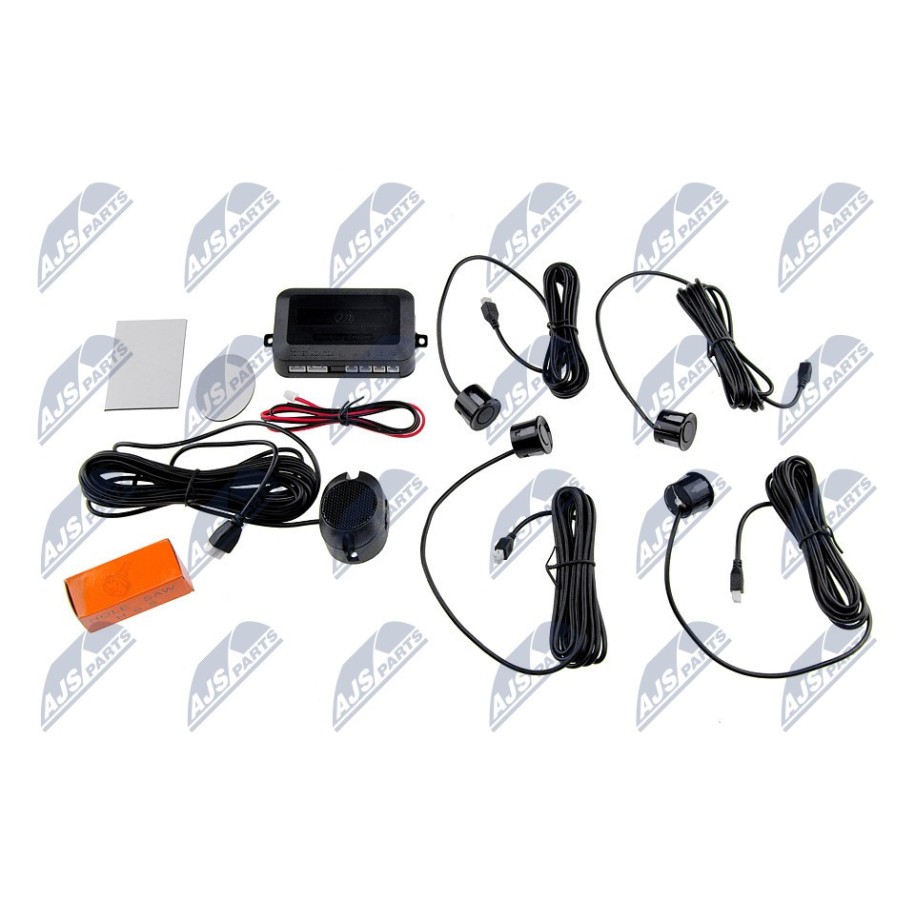 KIT DE CAPTEUR DE STATIONNEMENT ZESTAW UNIWERSALNY:/4 SENSORY W KOLORZE CZARNYM