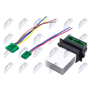REGULATEUR, PULSEUR D'AIR HABITACLE + BLOC/FICHE DE RESISTANCE /ZESTAW/CITROEN C2 2003-