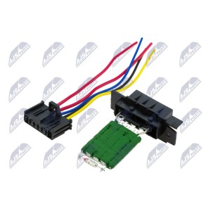 REGULATEUR, PULSEUR D'AIR HABITACLE + BLOC/FICHE DE RESISTANCE /ZESTAW/ALFA ROMEO MITO 2008-