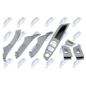 KIT DE POIGNEE DE PORTE AVANT BMW 5 F10/F11 2009-/SZARY-7SZTUK/