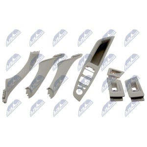 KIT DE POIGNEE DE PORTE AVANT BMW 5 F10/F11 2009-/OSTRYGOWY-7SZTUK/