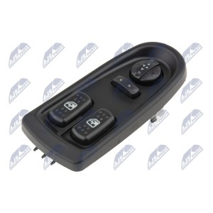 INTERRUPTEUR LEVE VITRE IVECO DAILY 2006- /PO STRONIE KIEROWCY-WERSJE Z AUTOMATYCZNĄ REGULACJĄ LUSTEREK /