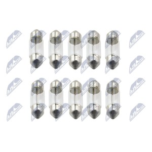 PAQUET DE 10 AMPOULE C10W12V C10W 12V 10W /TYP TRZONKA: SV8