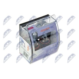 AMPOULE HALOGENE H11 SUPER WHITE ŻARÓWKI HALOGENOWE H11 SUPER WHITE /DO 100% WIĘCEJ ŚWIATŁA/