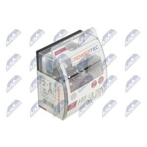 AMPOULE HALOGENE H11 ULTRA WHITE ŻARÓWKI HALOGENOWE H11 ULTRA WHITE/DO 100% WIĘCEJ ŚWIATŁA-IDEALNIE BIAŁEJ BARWY/BEZ HOMOLOGACJI