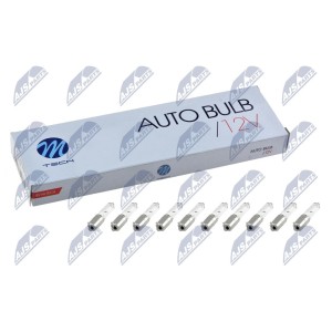 PAQUET DE 10 AMPOULE HALOGEN ŻARÓWKA HALOGENOWA H21W 12V 21W STANDARD /TYP TRZONKA: BAY9S/
