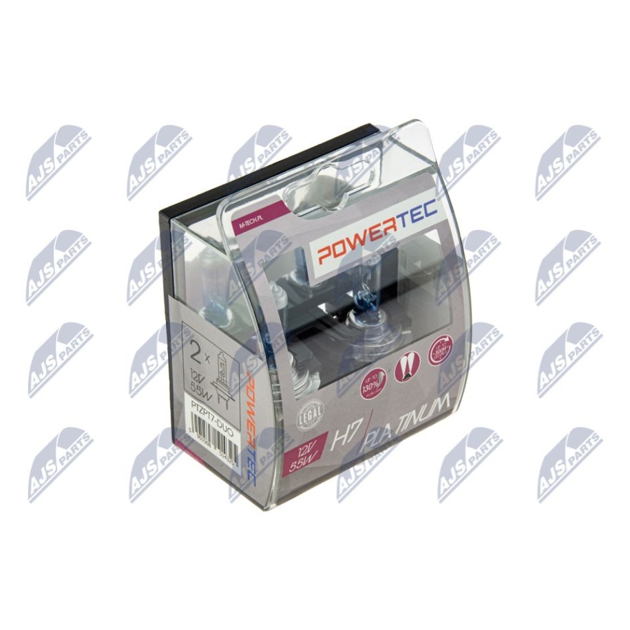 AMPOULE HALOGENE H7 PLATINUM ŻARÓWKI HALOGENOWE H7 PLATINUM /DO 130 % WIĘCEJ ŚWIATŁA/