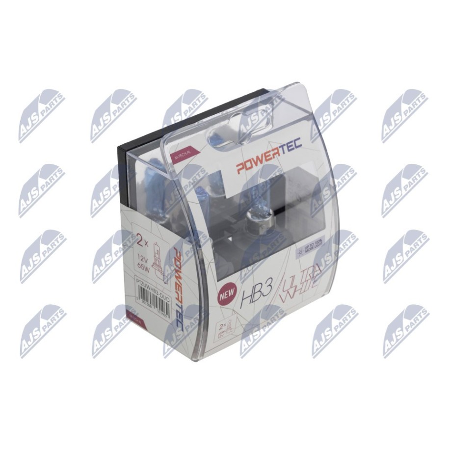 AMPOULE HALOGENE HB3 ULTRA WHITE ŻARÓWKI HALOGENOWE HB3 ULTRA WHITE/DO 100% WIĘCEJ ŚWIATŁA-IDEALNIE BIAŁEJ BARWY/BEZ HOMOLOGACJI