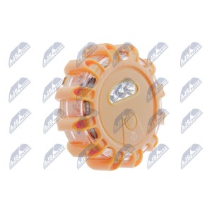 EMPOULE LED D'AVERTISSEMENT LAMPA OSTRZEGAWCZA 12LED+3LED 3XAAA/KOLOR ŚWIATŁA-POMARAŃCZOWY/