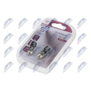 AMPOULE LED W5W PLATINUM OZNACZENIA:W5W SYMBOL PODSTAWY: W2.1X9.5D