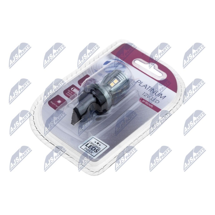 AMPOULE LED P27W PLATINUM OZNACZENIA: P27W SYMBOL PODSTAWY: W2.5X15D