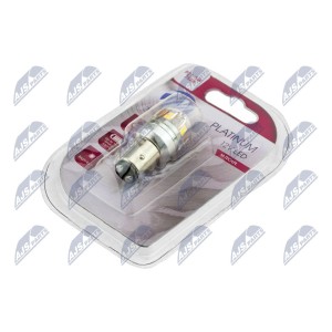 AMPOULE LED P21/5W PLATINUM OZNACZENIA: P21/5W SYMBOL PODSTAWY: BAY15D