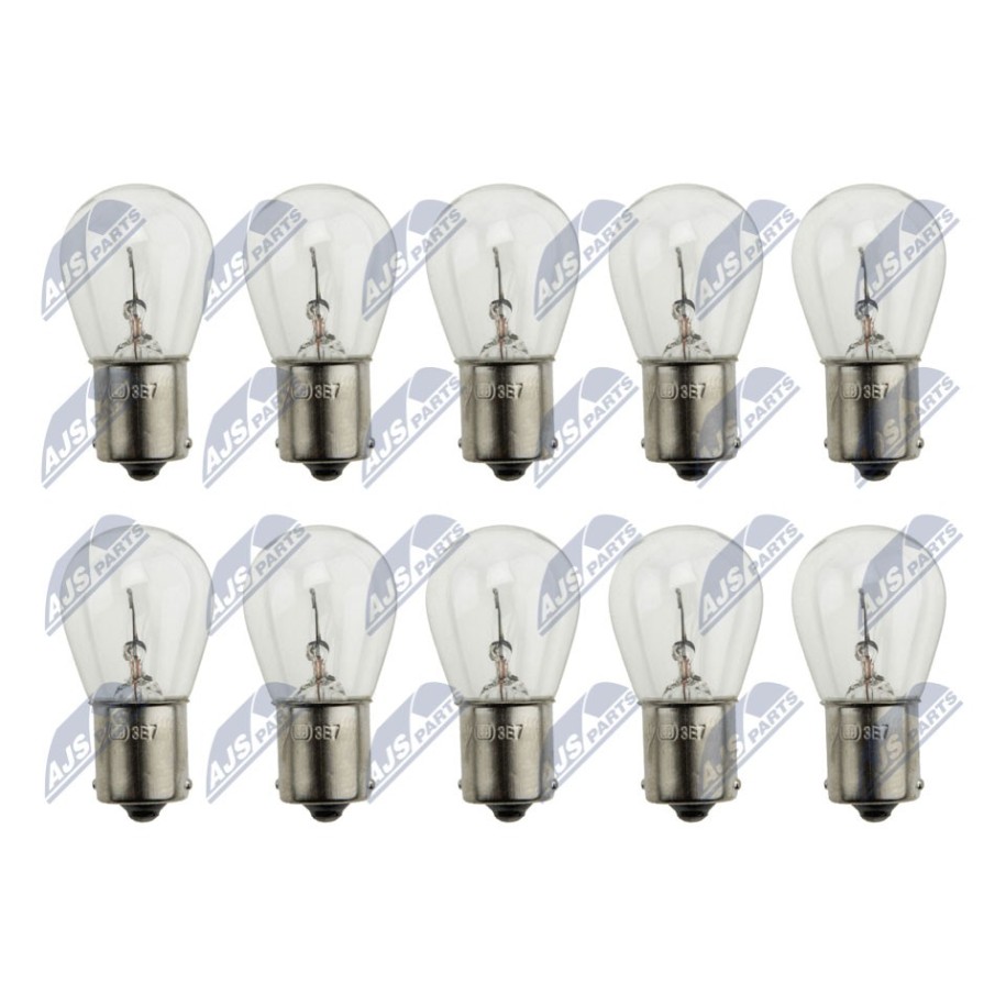 PAQUET DE 10 AMPOULE P21W P21W 12V 21W /TYP TRZONKA: BA15S/ /SPRZEDAJEMY TYLKO PO 10SZT./