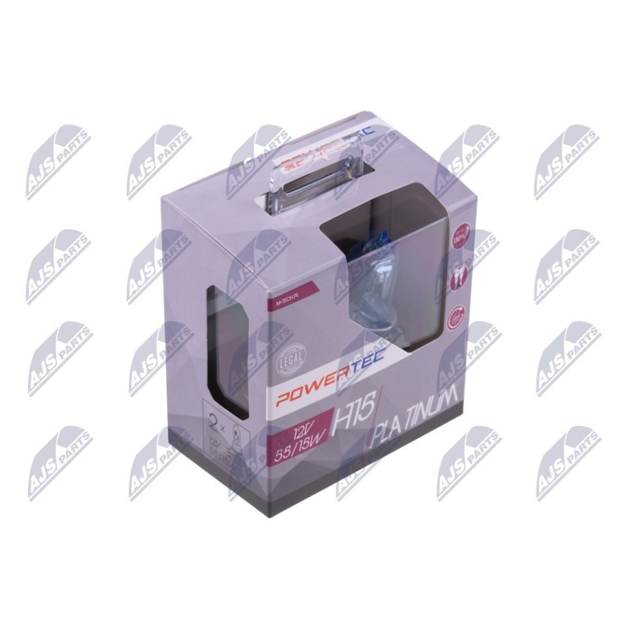 AMPOULE HALOGENE H15 PLATINUM ŻARÓWKI HALOGENOWE H15 PLATINUM /DO 130 % WIĘCEJ ŚWIATŁA/