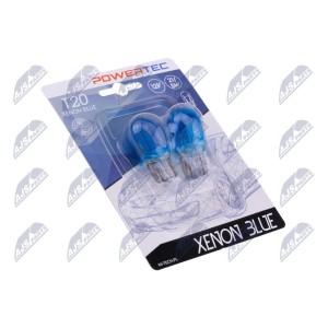 AMPOULES XENON BLEUES POWERTEC W21/5W W21/5W 12V 21/5W /TYP TRZONKA W3X16Q/