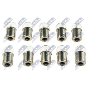 PAQUET DE 10 AMPOULE R10W12V R10W 12V 10W /TYP TRZONKA BA15S/ /SPRZEDAJEMY TYLKO PO 10SZT./