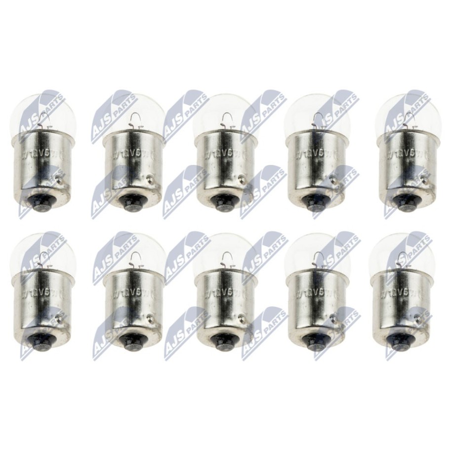 PAQUET DE 10 AMPOULE R5W12V5 R5W 12V 5W /TYP TRZONKA BA15S/ /SPRZEDAJEMY TYLKO PO 10SZT./