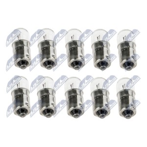 PAQUET DE 10 AMPOULE T4W12V4 T4W 12V 4W /TYP TRZONKA BA9S/ /SPRZEDAJEMY TYLKO PO 10SZT./