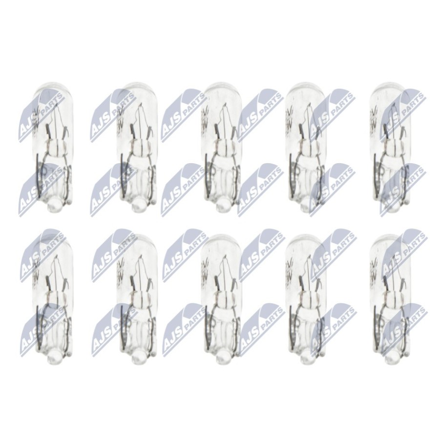 PAQUET DE 10 AMPOULE W1.2W12 W1.2W 12V 1.2W /TYP TRZONKA W2X4