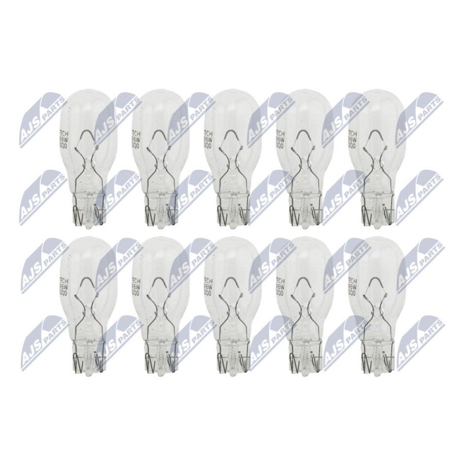 PAQUET DE 10 AMPOULE W16W12V W16W 12V 16W /TYP TRZONKA W2