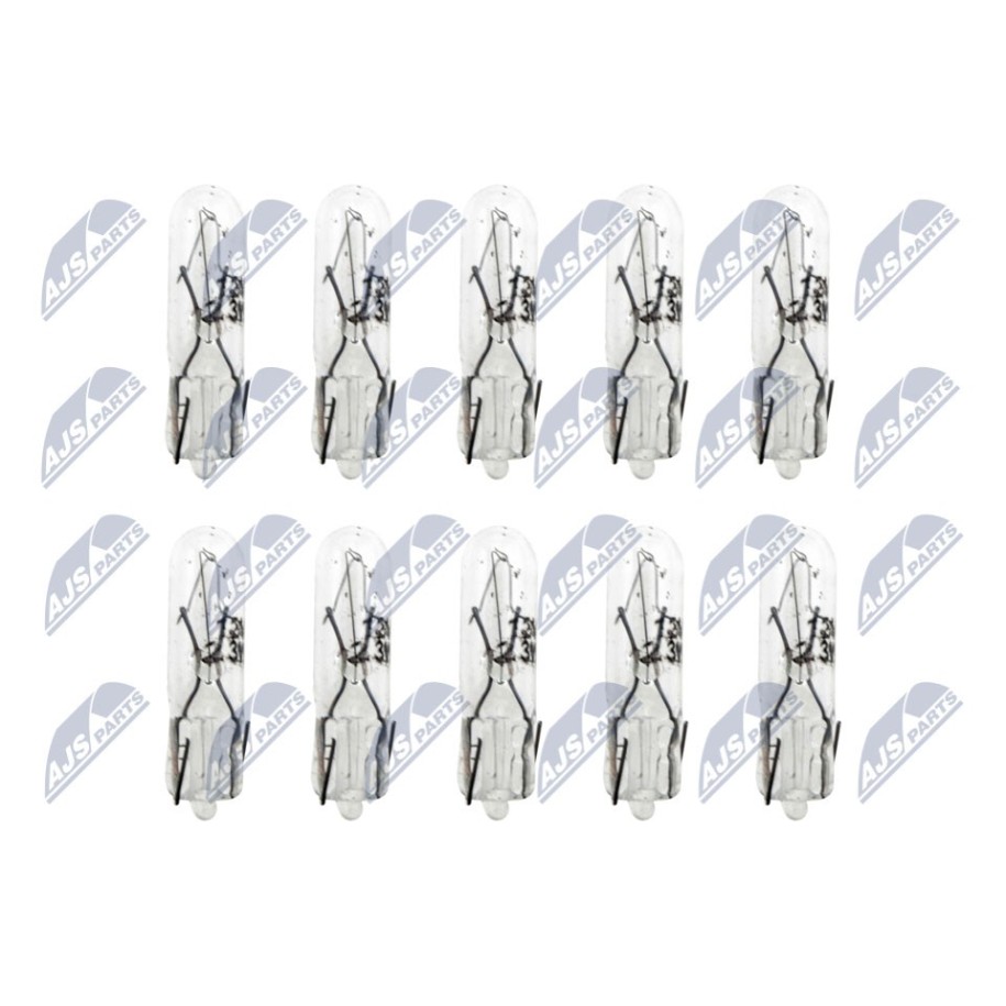 PAQUET DE 10 AMPOULE W2.3W12 W2.3W 12V 2.3W /TYP TRZONKA W2X4