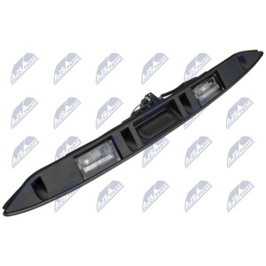 POIGNEE DE COFFRE MINI R50/R52/R53 2001-/CZARNA/BLENDA PODŚWIETLENIA TABLICY REJESTRACYJNEJ/