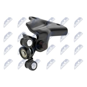 GUIDE A ROULEAUX PORTE COULISSANTE DES DEUX COTES /PRZESUWNYCH/FORD TRANSIT 2000-2014/STRONA:DROITE-PASAŻERA Z ŁAPĄ MONTAŻOWĄ/