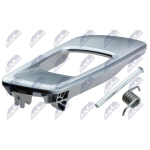 POIGNEE DE PORTE INTERNE FORD RANGER 2012-2021/STRONA: DROITE AVANT ET ARRIERE-SREBRNO SZARA/