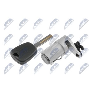 CYLINDRE SERRURE DE PORTE PEUGEOT 307 2000-2005/GAUCHE-PO STRONIE KIEROWCY + 1 KLUCZYK/