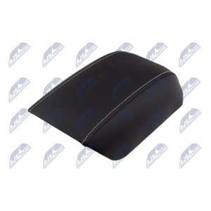 ACCOUDOIR AVEC BOUTON REMBOURRAGE VOLVO XC90 2003-2014/KOLOR:CZARNY/