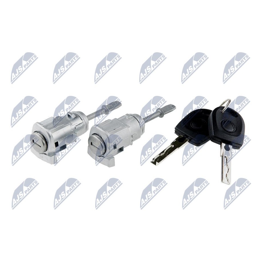 CYLINDRE SERRURE DE PORTE VW PASSAT B5 1996-2005/WKŁADKA ZAMKA L+P+KLUCZE 2SZTUKI/