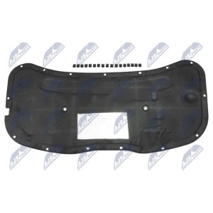 ISOLATION DU COMPARTIMENT CAPOT MOTEUR VW POLO 2001-2009