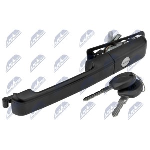 POIGNEE EXTERIEUR PORTE D'ENTREE VW PASSAT (B3/B4) 1.6-2.8 88-97 / AVANT DROITE Z KLUCZEM /