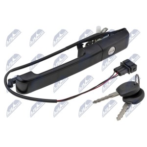 POIGNEE EXTERIEUR PORTE D'ENTREE VW PASSAT (B3/B4) 1.6-2.8 88-97 /DROITE AVANT Z KLUCZEM/