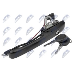 POIGNEE EXTERIEUR PORTE D'ENTREE VW PASSAT B4 93-97 /AVANT GAUCHE Z KLUCZEM /