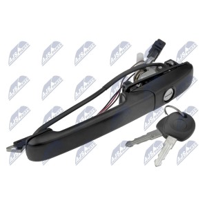 POIGNEE EXTERIEUR PORTE D'ENTREE VW PASSAT B4 93-97 / AVANT DROITE Z KLUCZEM /