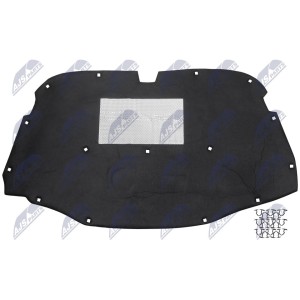 ISOLATION DU COMPARTIMENT CAPOT MOTEUR VW TOUAREG 2003-