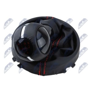 POMMEAU + LEVIER DE VITESSE BOUTON MANUEL MINI F54/F55/F56/F57/F60 /RED-CZERWONA/