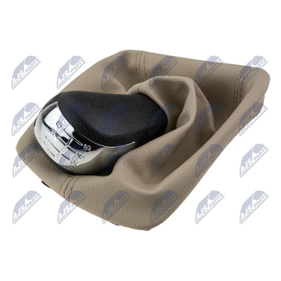 POMMEAU + LEVIER DE VITESSE BOUTON MANUEL SKODA OCTAVIA II 2004-/6 SPEED-BEIGE/