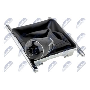 POMMEAU + LEVIER DE VITESSE BOUTON MANUEL VW AMAROK 2010-/CHROME FRAME-CHROMOWANA RAMKA/