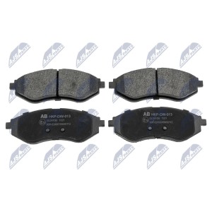 PLAQUETTES DE FREIN AVANT DAEWOO KALOS