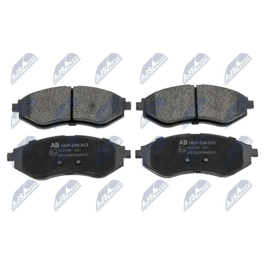 PLAQUETTES DE FREIN AVANT DAEWOO KALOS