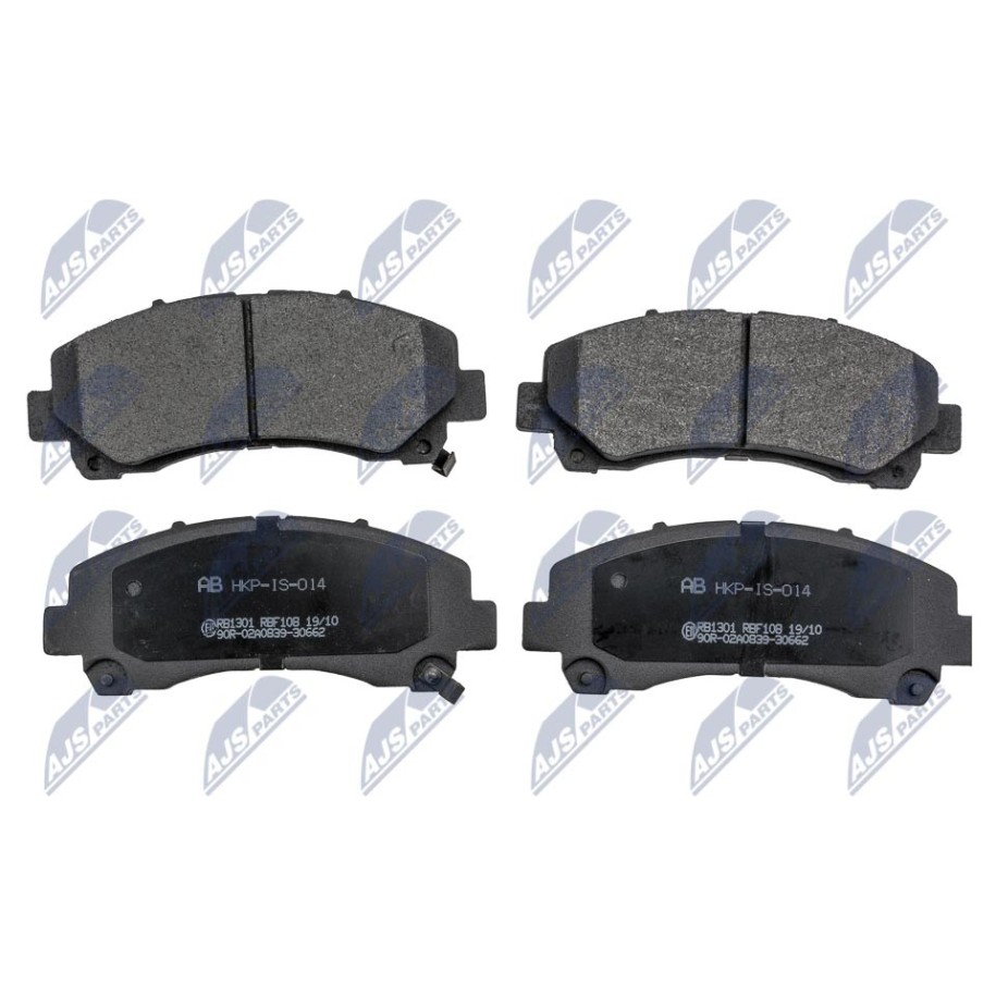 PLAQUETTES DE FREIN AVANT ISUZU D-MAX I 2.5 DITD/ 4X4