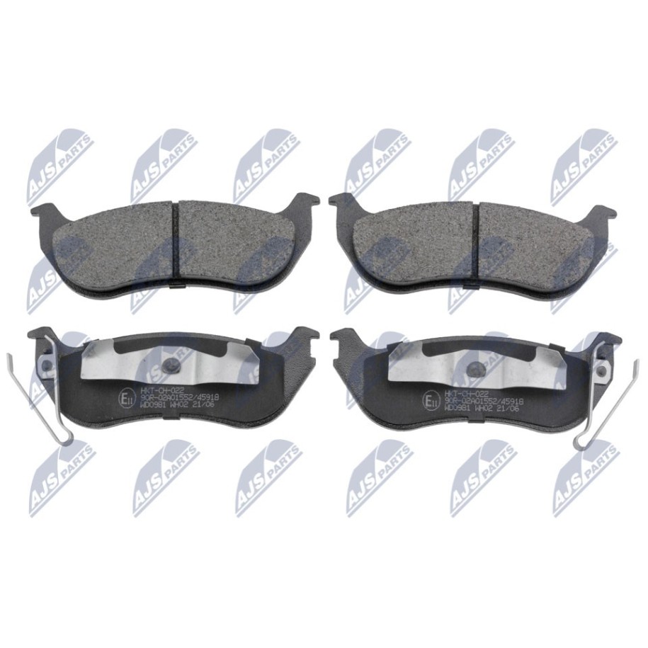 PLAQUETTES DE FREIN ARRIERE JEEP CHEROKEE 01-08