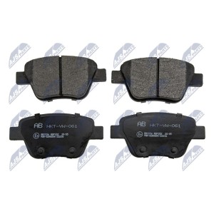 PLAQUETTES DE FREIN ARRIERE VW GOLF 08-
