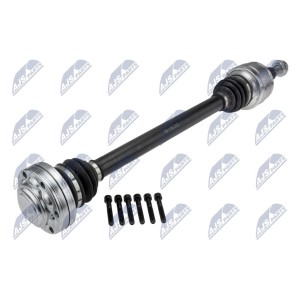 DEMI-ARBRE DE TRANSMISSION VW T5 4MOTION 09- /ARRIERE