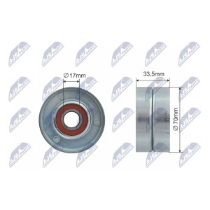 GALET TENDEUR COURROIES DE DISTRIBUTION ALFA ROMEO 159