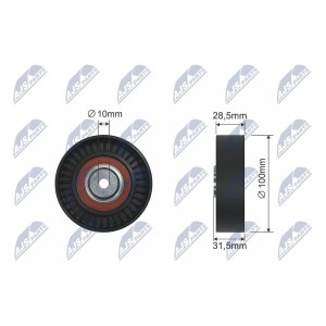 GALET TENDEUR COURROIES DE DISTRIBUTION ALFA ROMEO 145