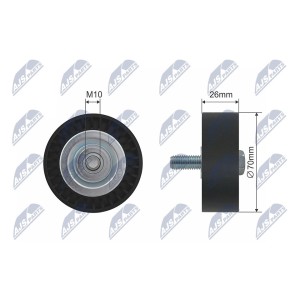 GALET TENDEUR COURROIES DE DISTRIBUTION BMW 1 E81/87/88