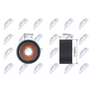 GALET TENDEUR COURROIES DE DISTRIBUTION BMW 1 E81/E82/E88